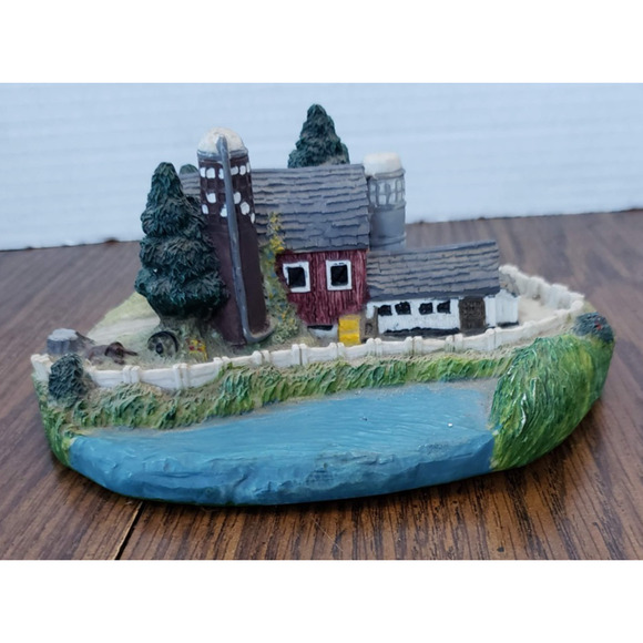 Land O' Lakes "Farm Scene" ResinCast Display Limited Edition 1992 by F. Lawrence - Picture 3 of 10